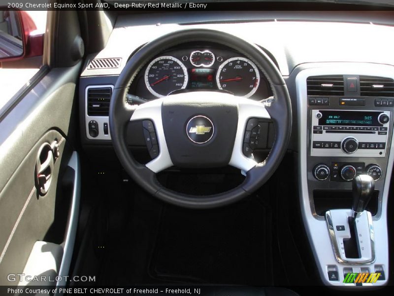 Deep Ruby Red Metallic / Ebony 2009 Chevrolet Equinox Sport AWD