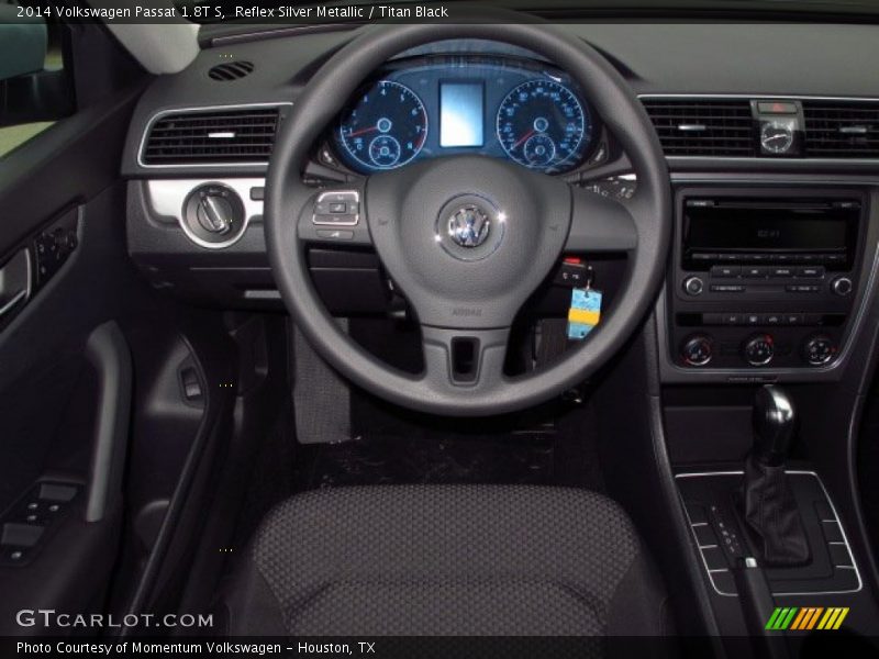 Reflex Silver Metallic / Titan Black 2014 Volkswagen Passat 1.8T S
