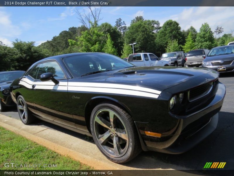 Black / Dark Slate Gray 2014 Dodge Challenger R/T Classic