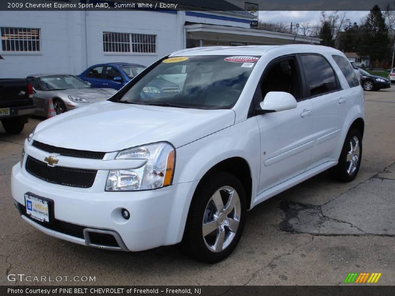 Summit White / Ebony 2009 Chevrolet Equinox Sport AWD