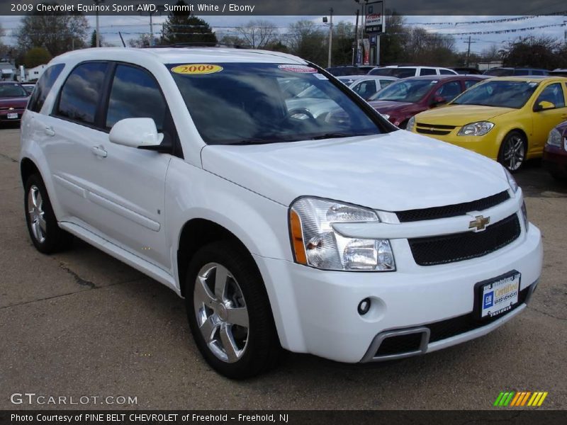 Summit White / Ebony 2009 Chevrolet Equinox Sport AWD