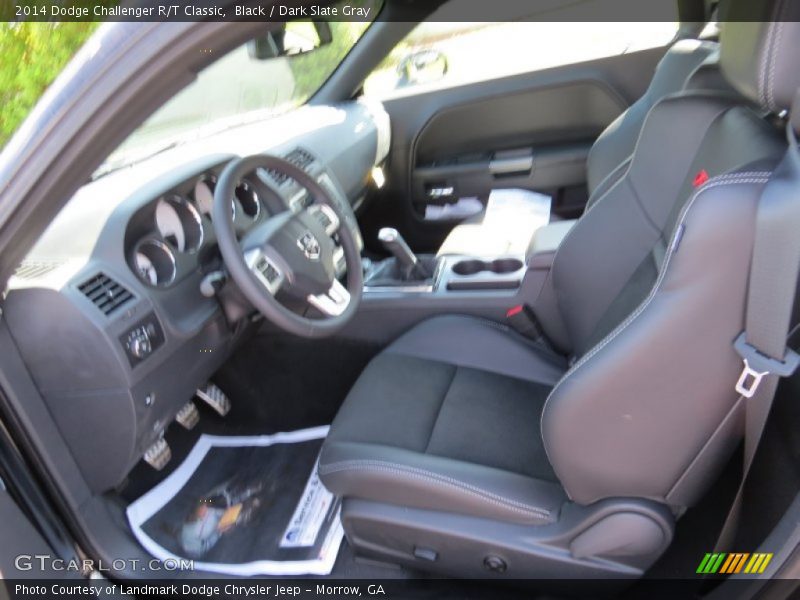 Black / Dark Slate Gray 2014 Dodge Challenger R/T Classic