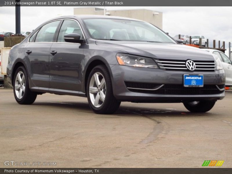 Platinum Gray Metallic / Titan Black 2014 Volkswagen Passat 1.8T SE