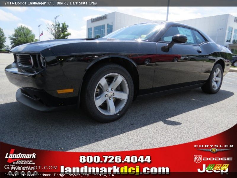 Black / Dark Slate Gray 2014 Dodge Challenger R/T