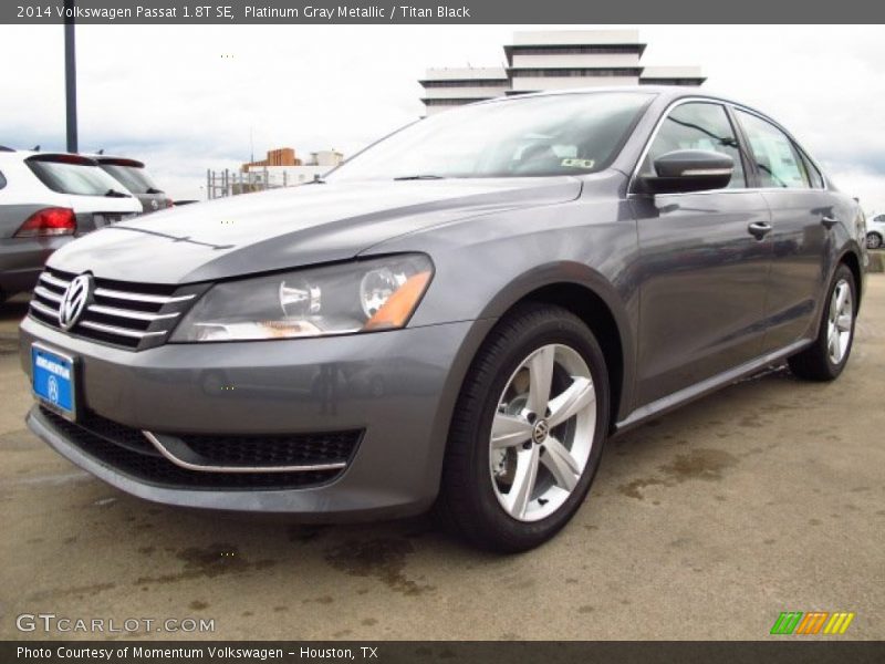 Platinum Gray Metallic / Titan Black 2014 Volkswagen Passat 1.8T SE