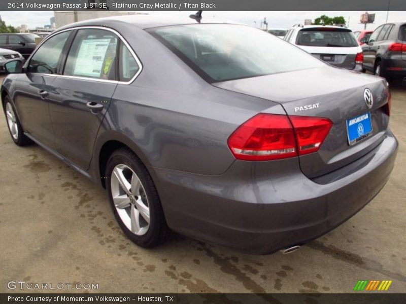 Platinum Gray Metallic / Titan Black 2014 Volkswagen Passat 1.8T SE