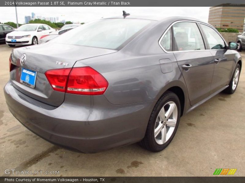 Platinum Gray Metallic / Titan Black 2014 Volkswagen Passat 1.8T SE