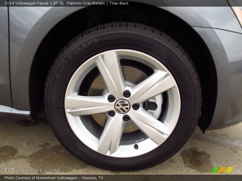 Platinum Gray Metallic / Titan Black 2014 Volkswagen Passat 1.8T SE