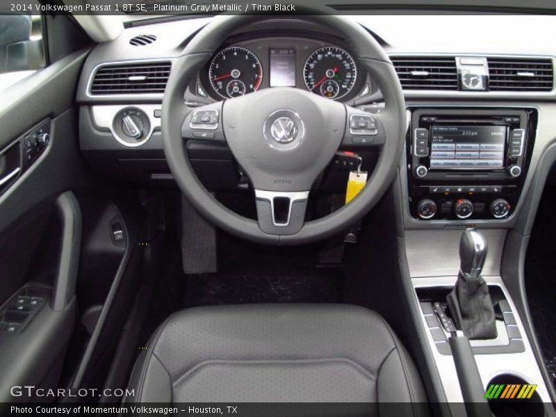 Platinum Gray Metallic / Titan Black 2014 Volkswagen Passat 1.8T SE