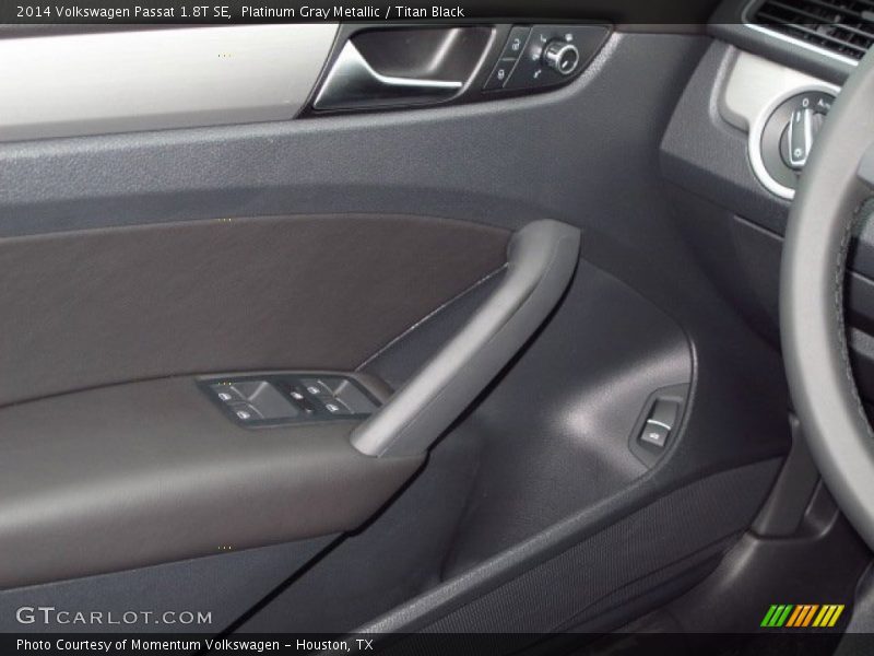 Platinum Gray Metallic / Titan Black 2014 Volkswagen Passat 1.8T SE