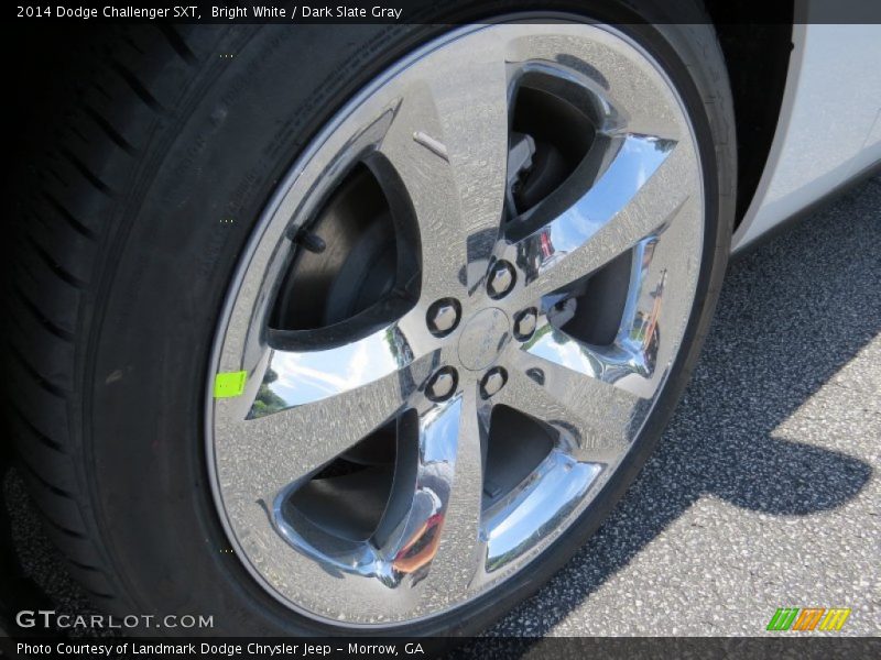 Bright White / Dark Slate Gray 2014 Dodge Challenger SXT