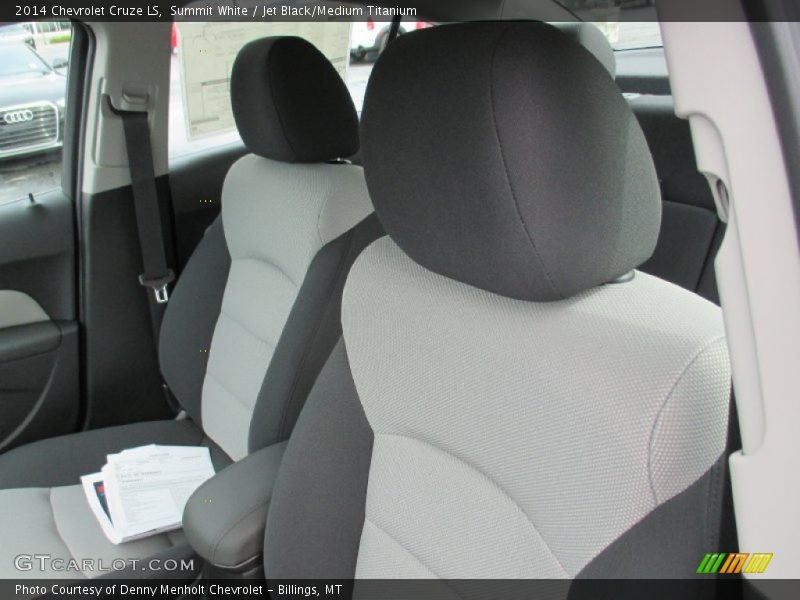 Summit White / Jet Black/Medium Titanium 2014 Chevrolet Cruze LS