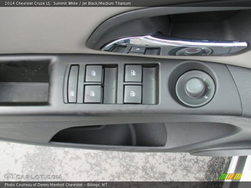 Summit White / Jet Black/Medium Titanium 2014 Chevrolet Cruze LS