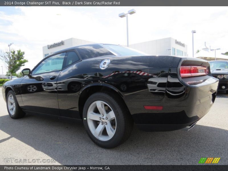 Black / Dark Slate Gray/Radar Red 2014 Dodge Challenger SXT Plus