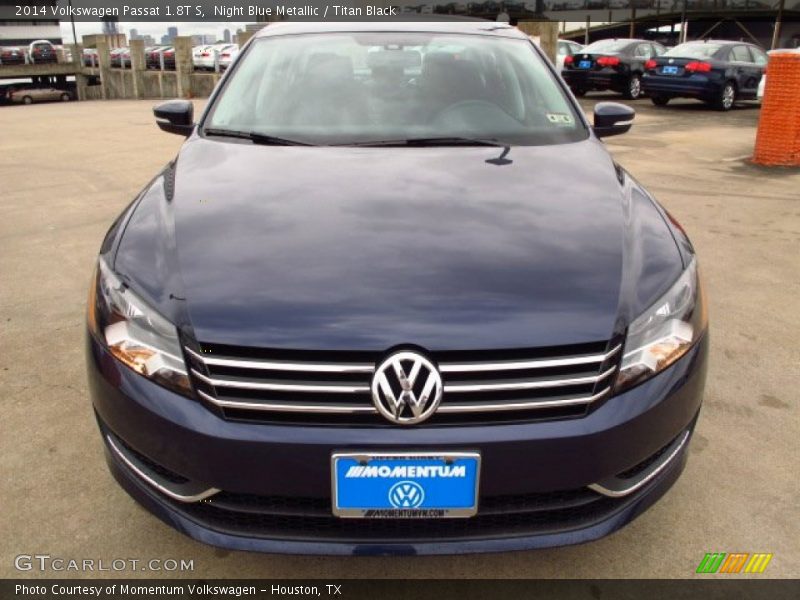 Night Blue Metallic / Titan Black 2014 Volkswagen Passat 1.8T S