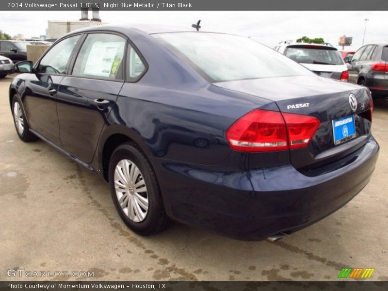 Night Blue Metallic / Titan Black 2014 Volkswagen Passat 1.8T S
