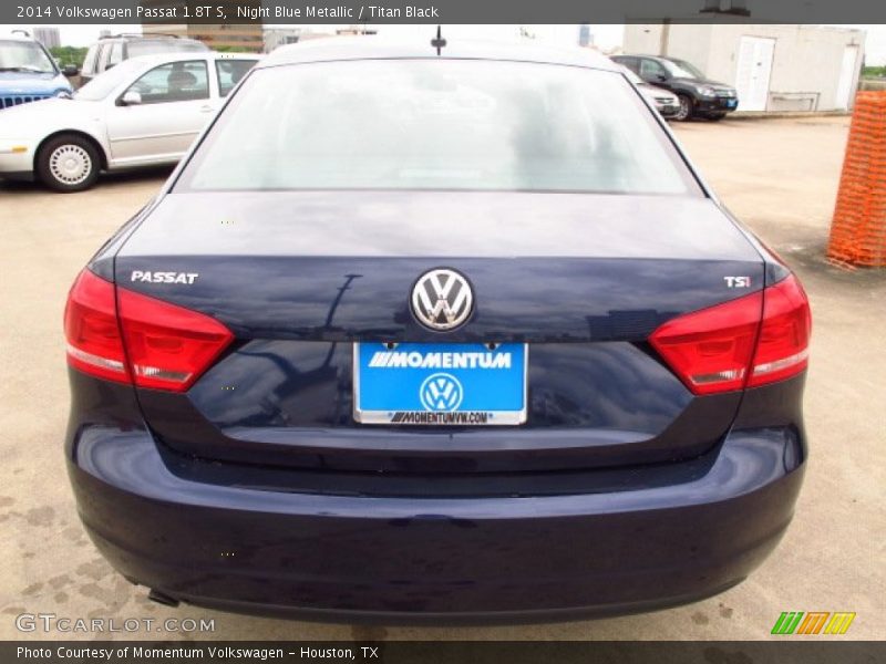 Night Blue Metallic / Titan Black 2014 Volkswagen Passat 1.8T S