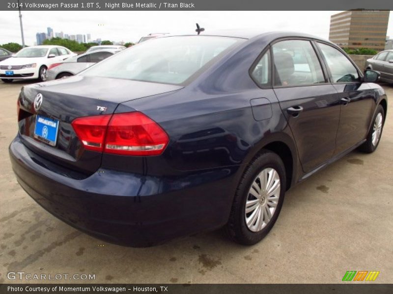 Night Blue Metallic / Titan Black 2014 Volkswagen Passat 1.8T S