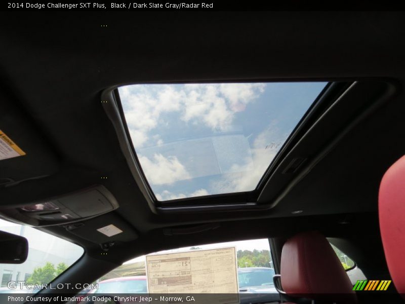 Black / Dark Slate Gray/Radar Red 2014 Dodge Challenger SXT Plus