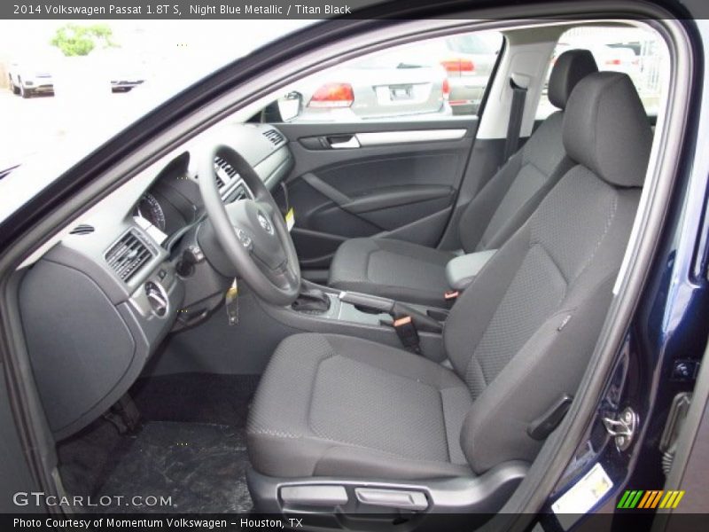 Night Blue Metallic / Titan Black 2014 Volkswagen Passat 1.8T S