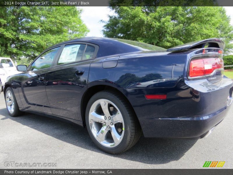 Jazz Blue Pearl / Black 2014 Dodge Charger SXT