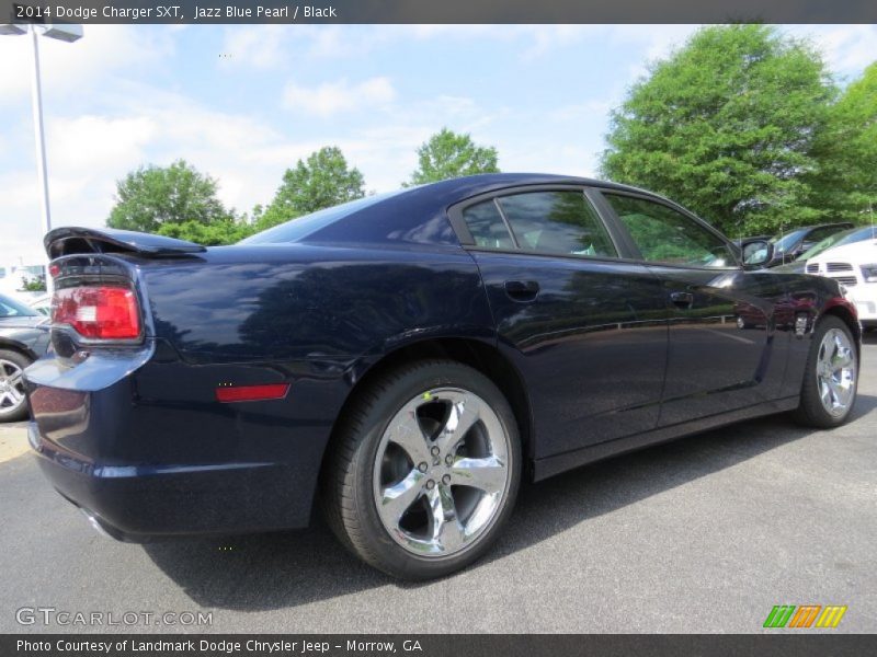 Jazz Blue Pearl / Black 2014 Dodge Charger SXT