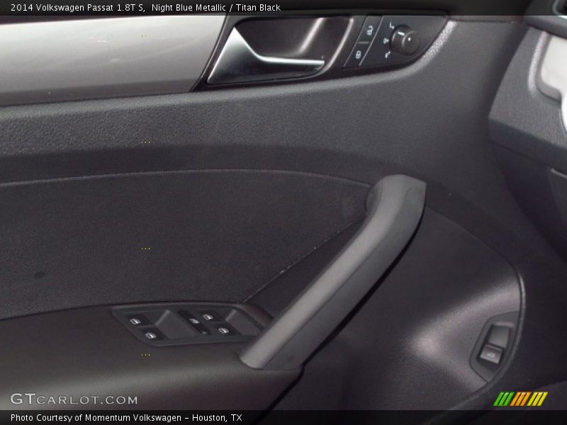 Night Blue Metallic / Titan Black 2014 Volkswagen Passat 1.8T S