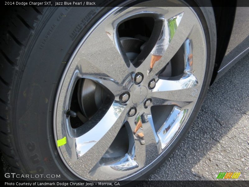 Jazz Blue Pearl / Black 2014 Dodge Charger SXT