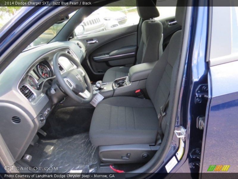 Jazz Blue Pearl / Black 2014 Dodge Charger SXT