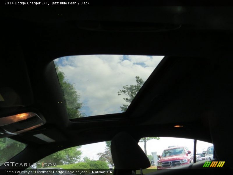 Jazz Blue Pearl / Black 2014 Dodge Charger SXT