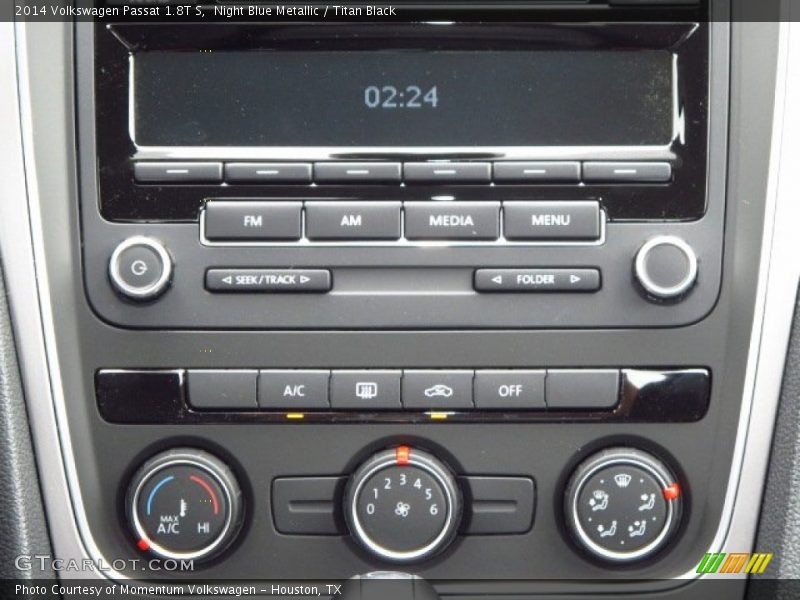 Night Blue Metallic / Titan Black 2014 Volkswagen Passat 1.8T S