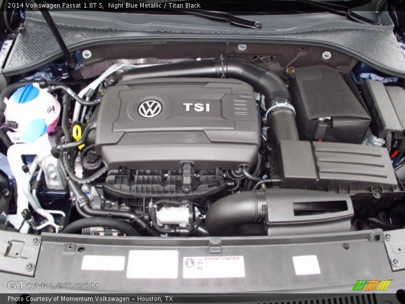 Night Blue Metallic / Titan Black 2014 Volkswagen Passat 1.8T S