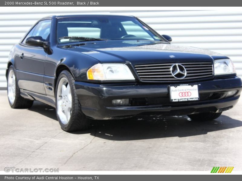 Black / Black 2000 Mercedes-Benz SL 500 Roadster