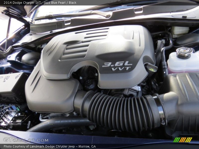 Jazz Blue Pearl / Black 2014 Dodge Charger SXT