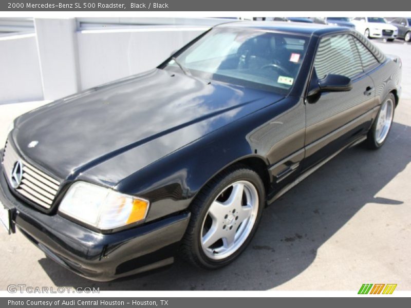 Black / Black 2000 Mercedes-Benz SL 500 Roadster