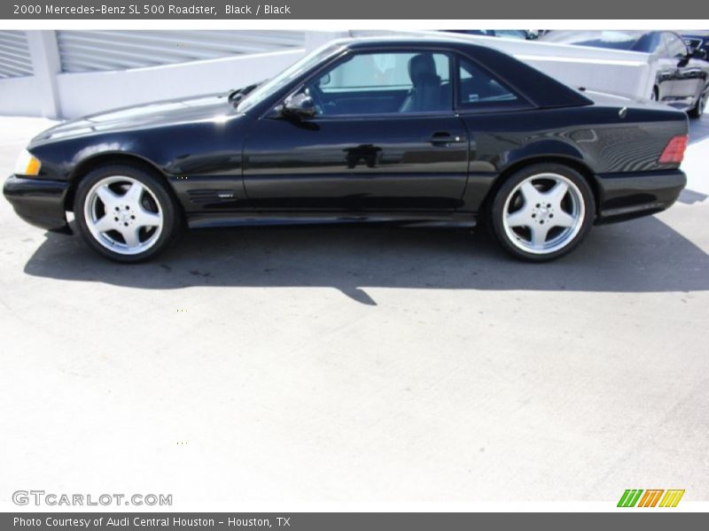 Black / Black 2000 Mercedes-Benz SL 500 Roadster