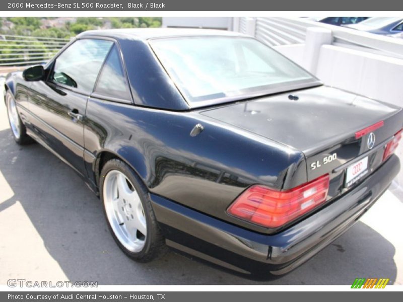 Black / Black 2000 Mercedes-Benz SL 500 Roadster