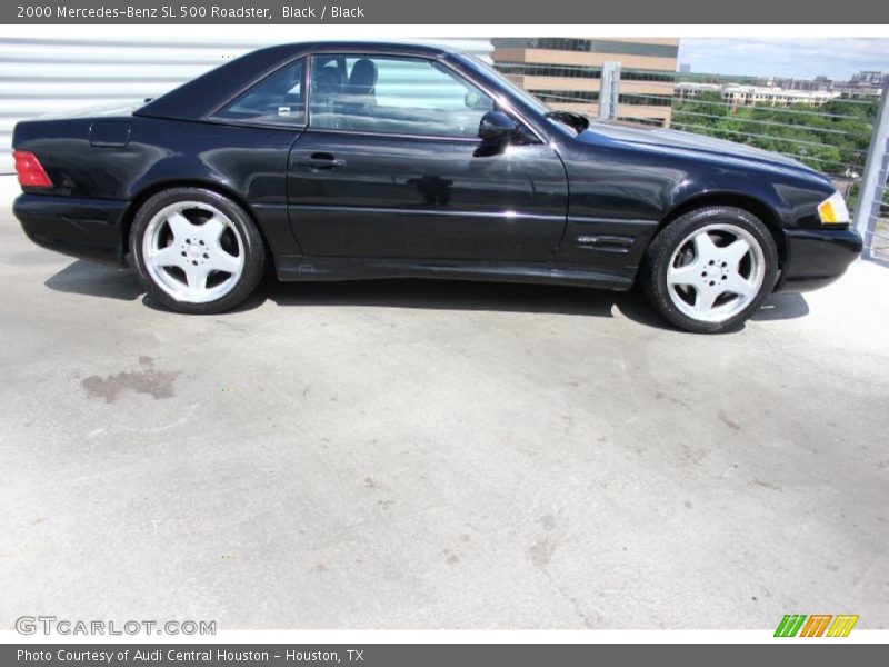 Black / Black 2000 Mercedes-Benz SL 500 Roadster