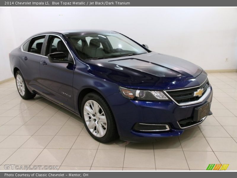 Blue Topaz Metallic / Jet Black/Dark Titanium 2014 Chevrolet Impala LS
