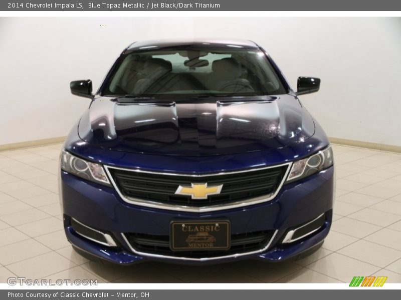 Blue Topaz Metallic / Jet Black/Dark Titanium 2014 Chevrolet Impala LS