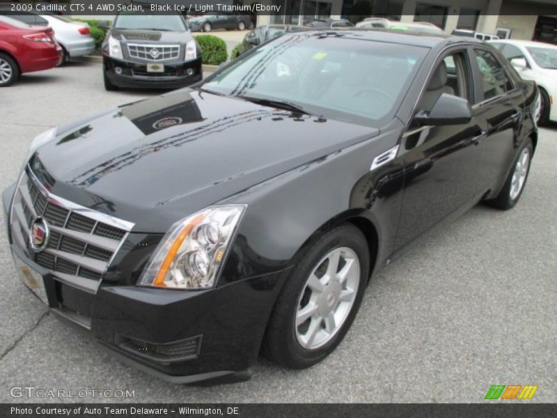 Black Ice / Light Titanium/Ebony 2009 Cadillac CTS 4 AWD Sedan