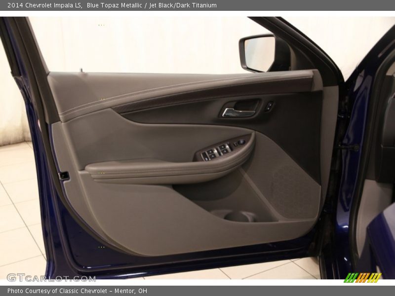 Blue Topaz Metallic / Jet Black/Dark Titanium 2014 Chevrolet Impala LS