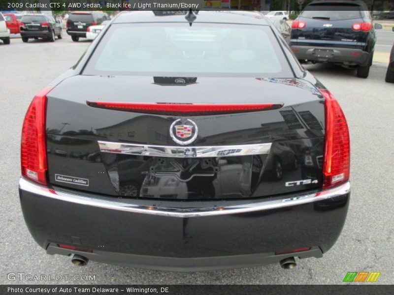 Black Ice / Light Titanium/Ebony 2009 Cadillac CTS 4 AWD Sedan