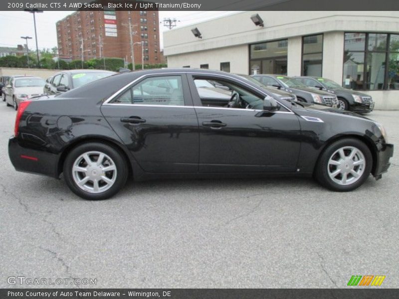 Black Ice / Light Titanium/Ebony 2009 Cadillac CTS 4 AWD Sedan