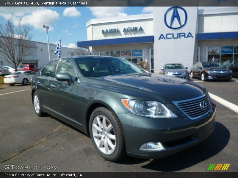 Verdigris Mica / Cashmere 2007 Lexus LS 460