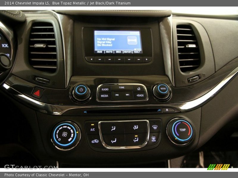 Blue Topaz Metallic / Jet Black/Dark Titanium 2014 Chevrolet Impala LS