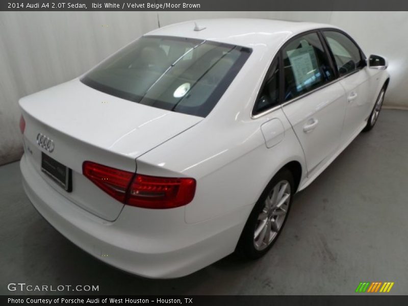 Ibis White / Velvet Beige/Moor Brown 2014 Audi A4 2.0T Sedan
