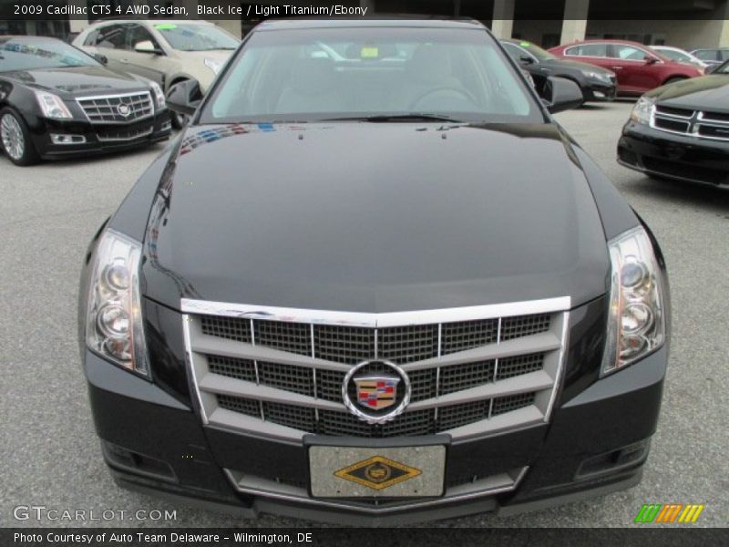 Black Ice / Light Titanium/Ebony 2009 Cadillac CTS 4 AWD Sedan
