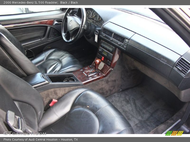 Black / Black 2000 Mercedes-Benz SL 500 Roadster