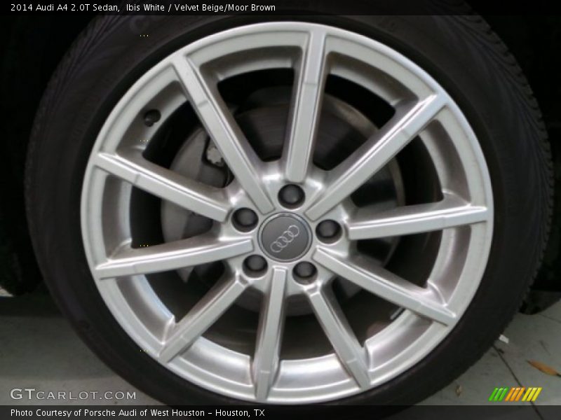 Ibis White / Velvet Beige/Moor Brown 2014 Audi A4 2.0T Sedan